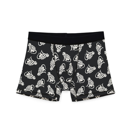FERAL MONKEY Men's Boxer Briefs - Onyx
