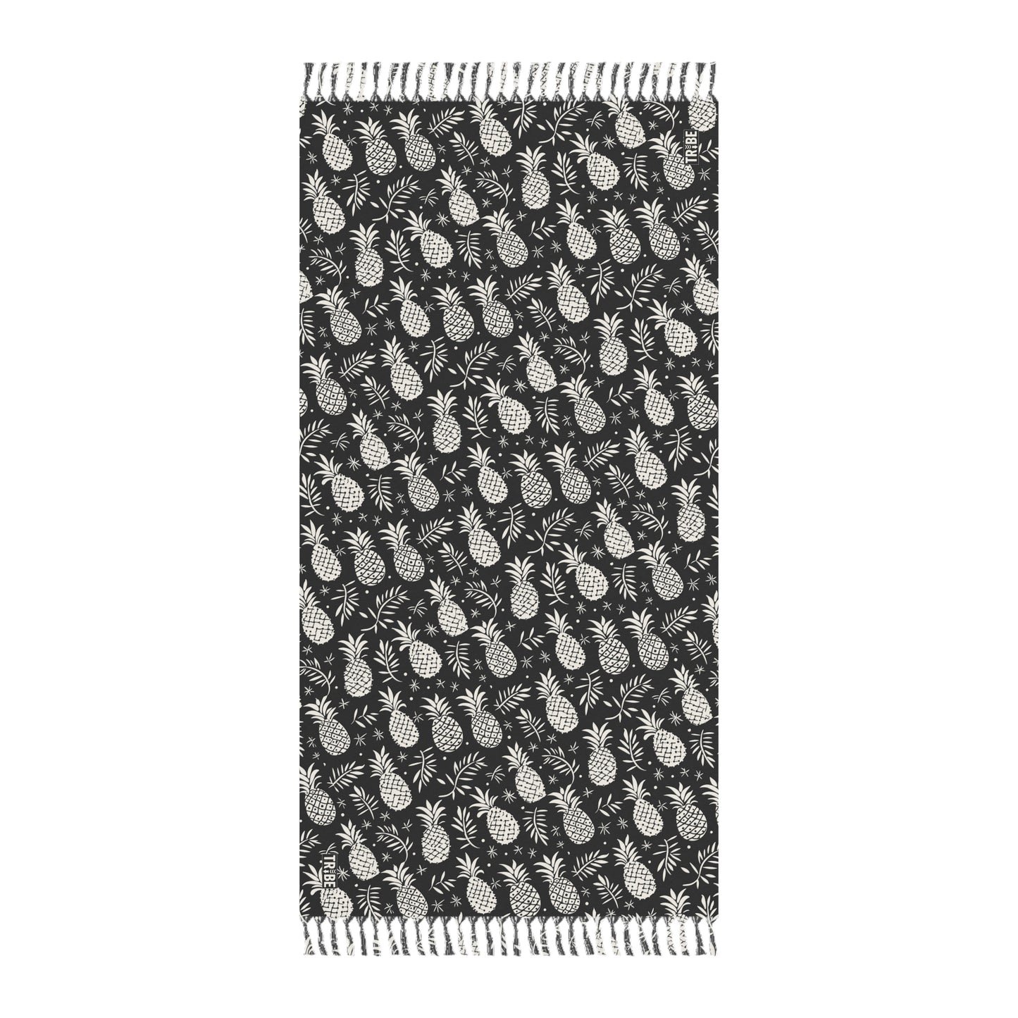 PINEAPPLE SPLASH Sarong - Onyx