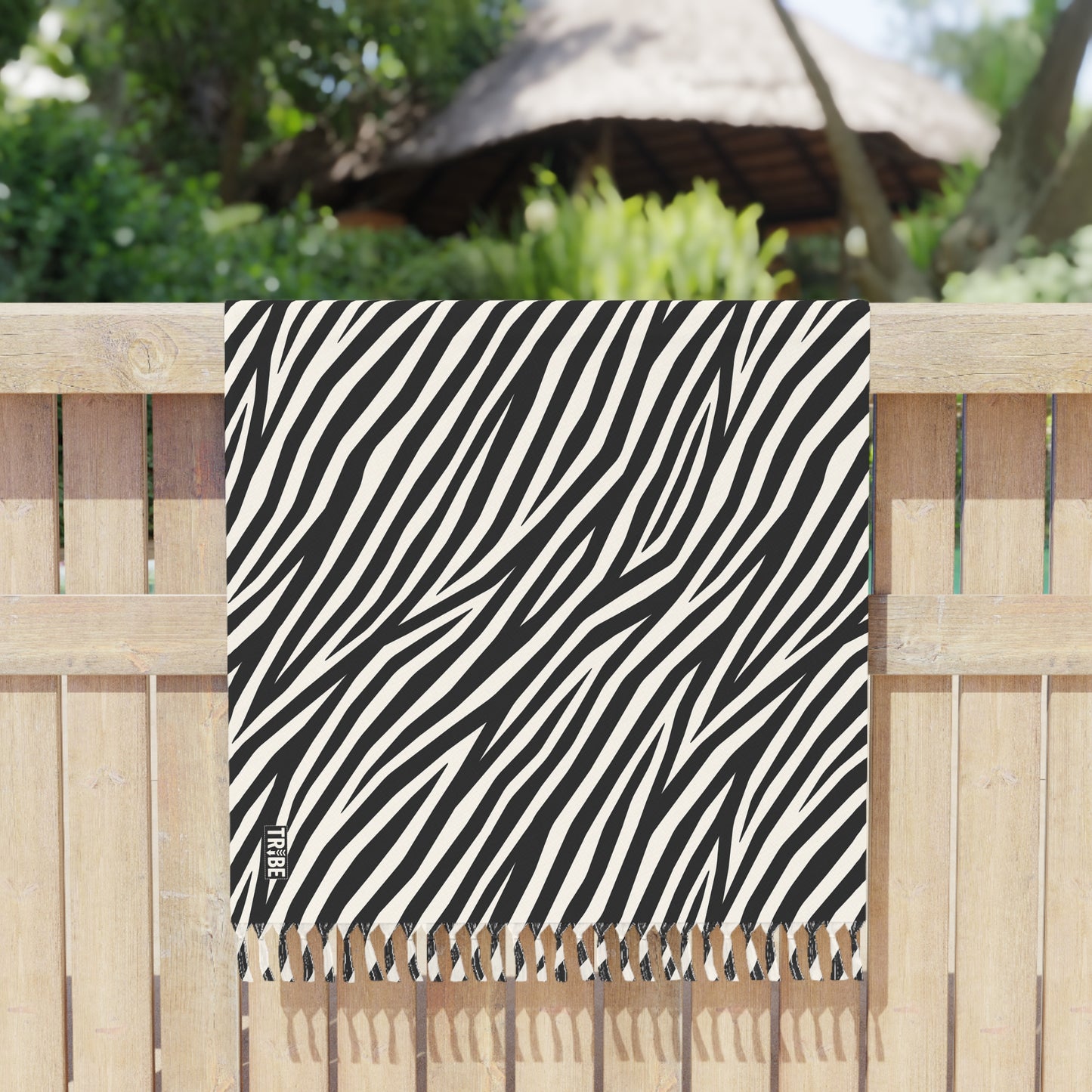 ZEBRA Sarong - Onyx & Bone