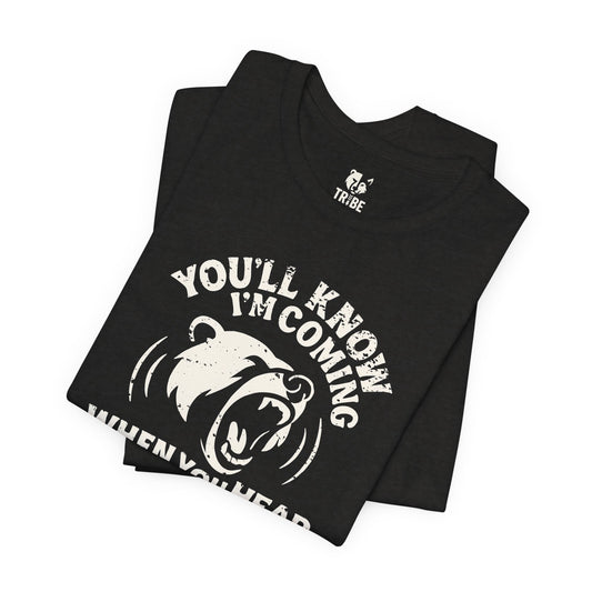 HEAR ME GROWL Jersey Tee - Bone Design