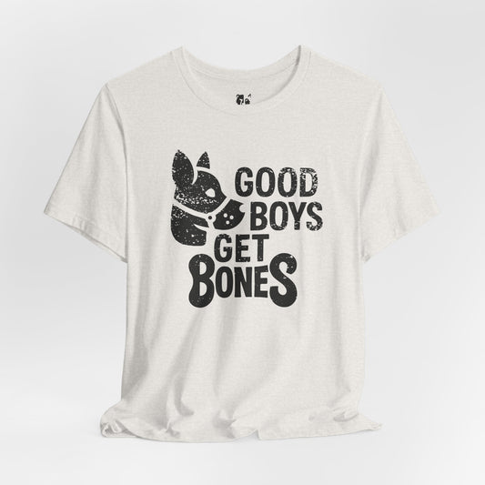 GOOD BOYS GET BONES Jersey Tee - Onyx Design