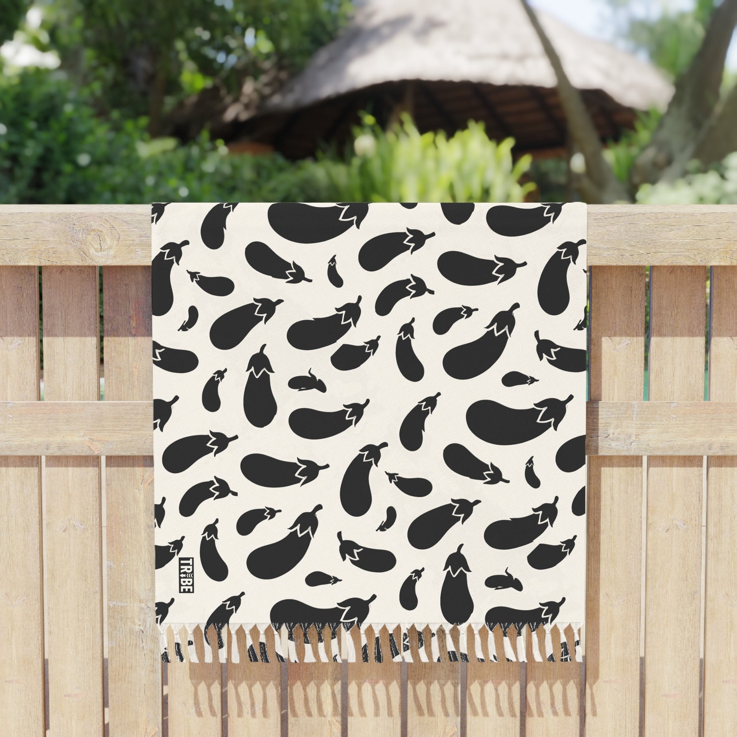 AUBERGINE Sarong - Bone