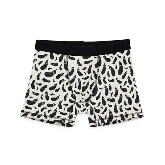 AUBERGINE Men's Boxer Briefs - Bone