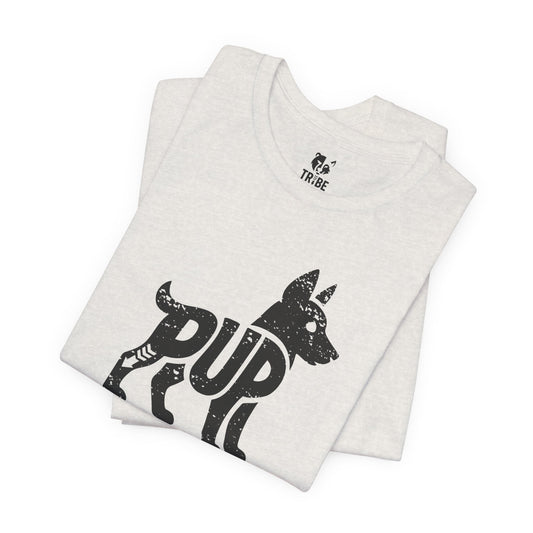 PUP Jersey Tee - Onyx Silhouette Design