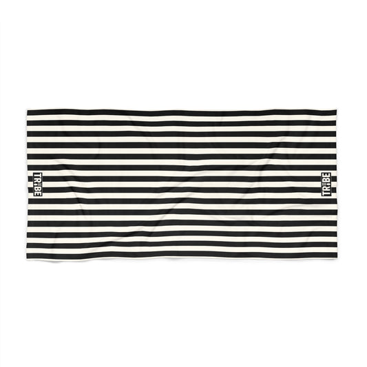 STRIPED Beach Towel - Onyx & Bone
