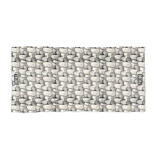 HEART-ON Beach Towel - Bone