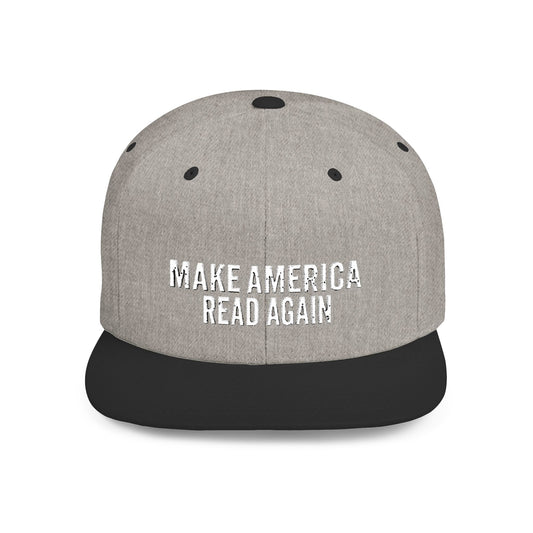 MARA Flat Bill Snapback — Bone Design