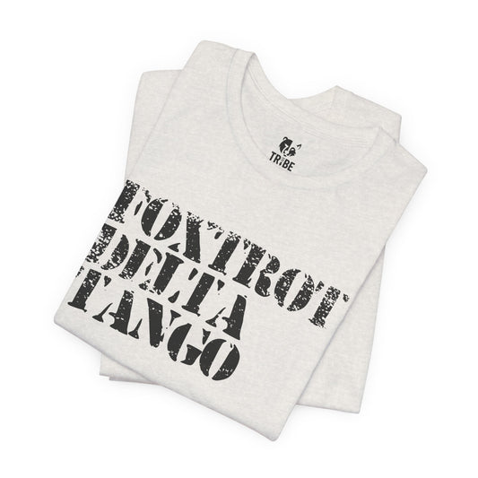 FOXTROT DELTA TANGO Jersey Tee - Onyx Design