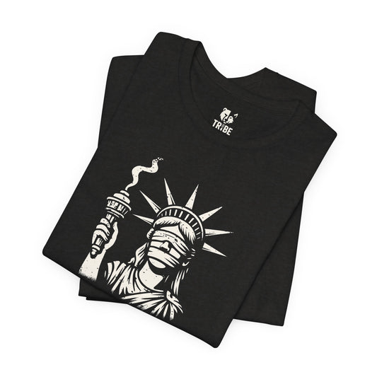 EXTINGUISHED LIBERTY Jersey Tee - Bone Design