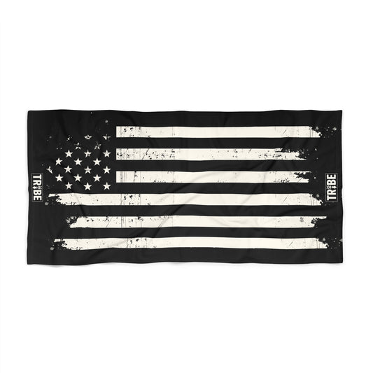 BARS-N-STARS Beach Towel - Onyx & Bone