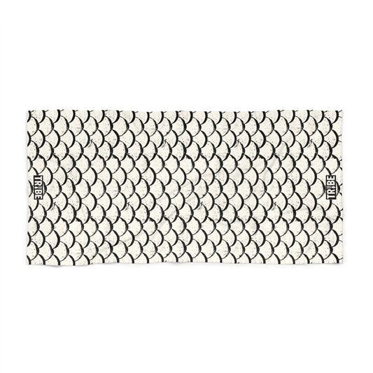 FISH FISH BISH Beach Towel - Bone