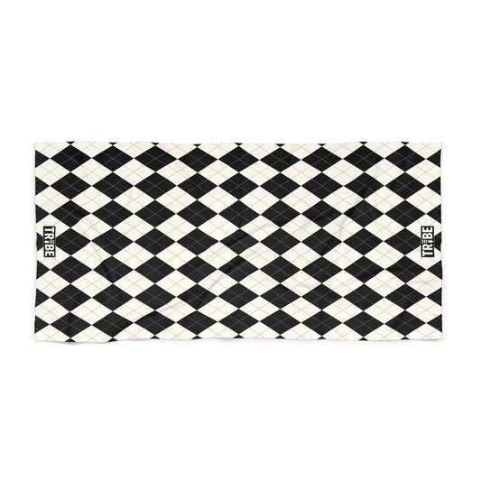 ARGYLE Beach Towel - Onyx & Bone