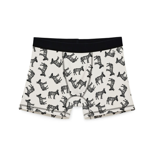 BOTTOM ASS Men's Boxer Briefs - Bone