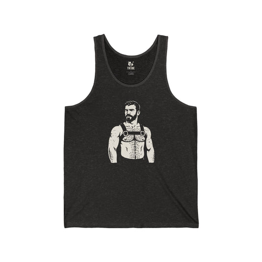MIGUEL Jersey Tank - Bone Silhouette Design
