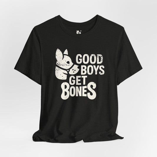 GOOD BOYS GET BONES Jersey Tee - Bone Design