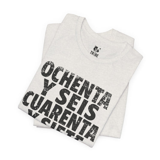 8647 (Español) Jersey Tee - Onyx Design