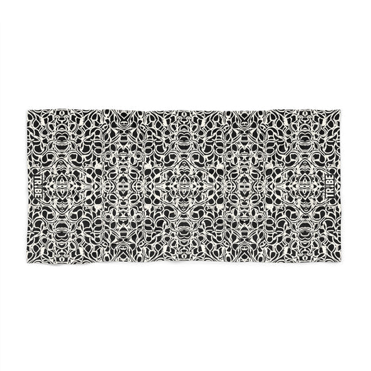 SCRIBBLES Beach Towel - Onyx