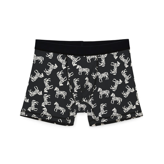 HUNG HORSE Men's Boxer Briefs - Onyx