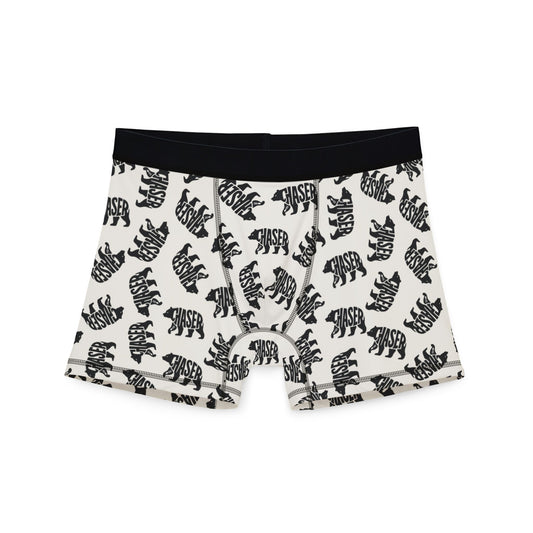 BEAR CHASER Men's Boxer Briefs - Bone