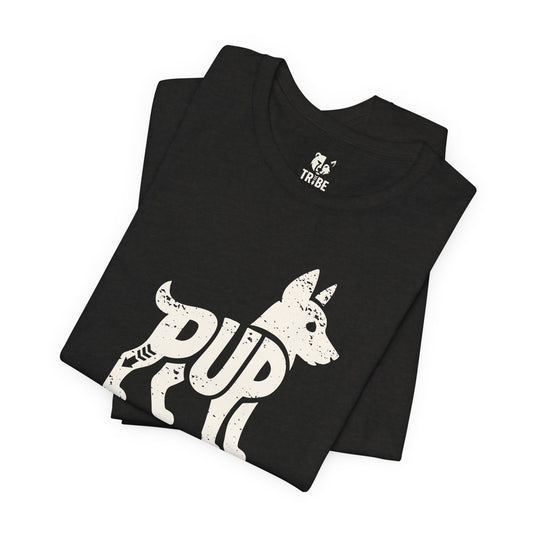 PUP Jersey Tee - Bone Silhouette Design