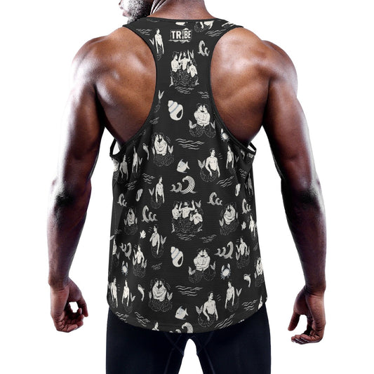 MERMEN Men's Muscle Tank Top - Onyx