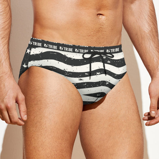 BARS-N-STARS Men's Speedo - Onyx & Bone
