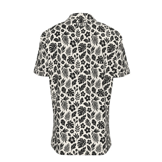 PARADISE Men's Button-Up Short-Sleeve Shirt - Bone