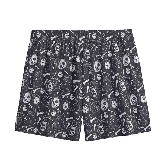 BEAR BONES Men's Mesh Shorts - Onyx