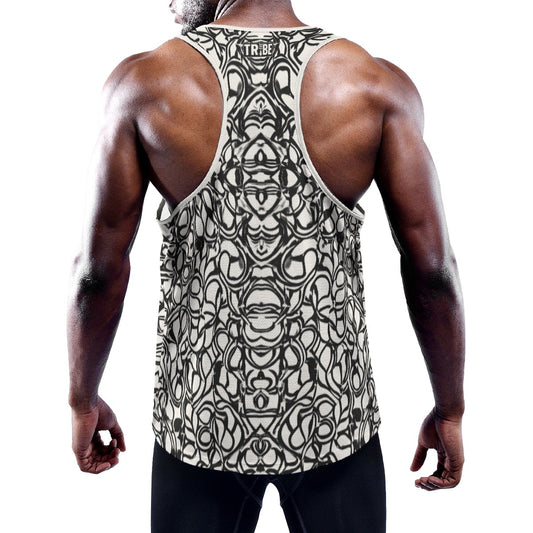 SCRIBBLES Men's Muscle Tank - Bone