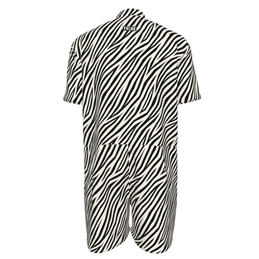 ZEBRA Men's Romper - Bone