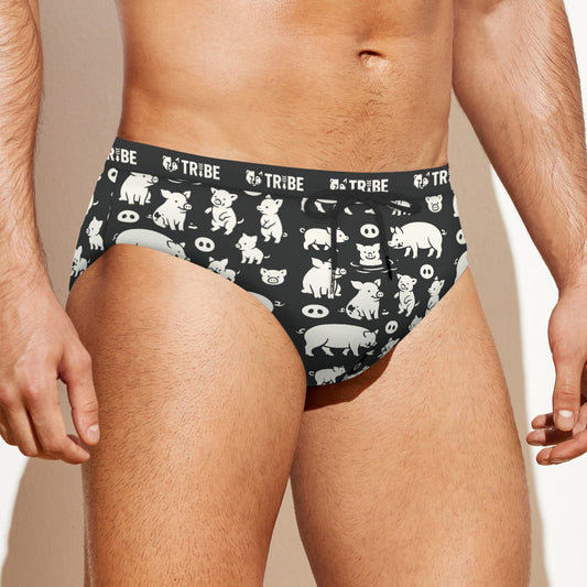LITTLE PIGGY Men's Speedo - Onyx