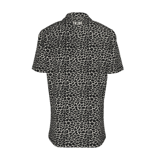 FERAL Men's Button-Up Short-Sleeve Shirt - Onyx