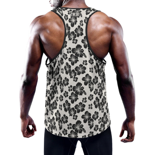 HIBISCUS Men's Muscle Tank - Bone