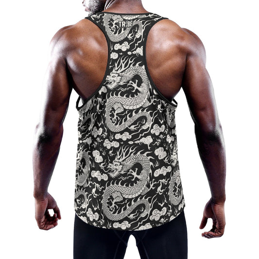 QIULONG Men's Muscle Tank - Onyx