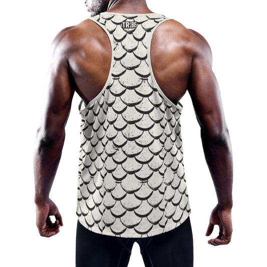 FISH FISH BISH Men's Muscle Tank - Bone