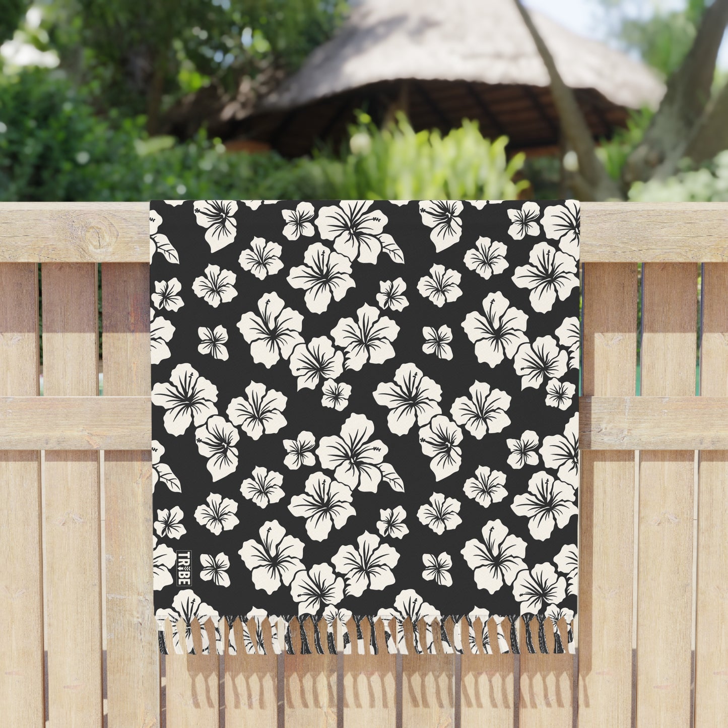 HIBISCUS Sarong - Onyx