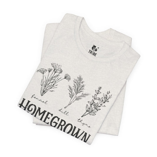 HOMEGROWN PATRIOTISM Jersey Tee - Onyx Design
