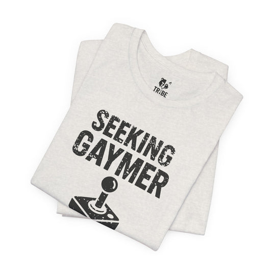 SEEKING GAYMER Jersey Tee - Onyx Design