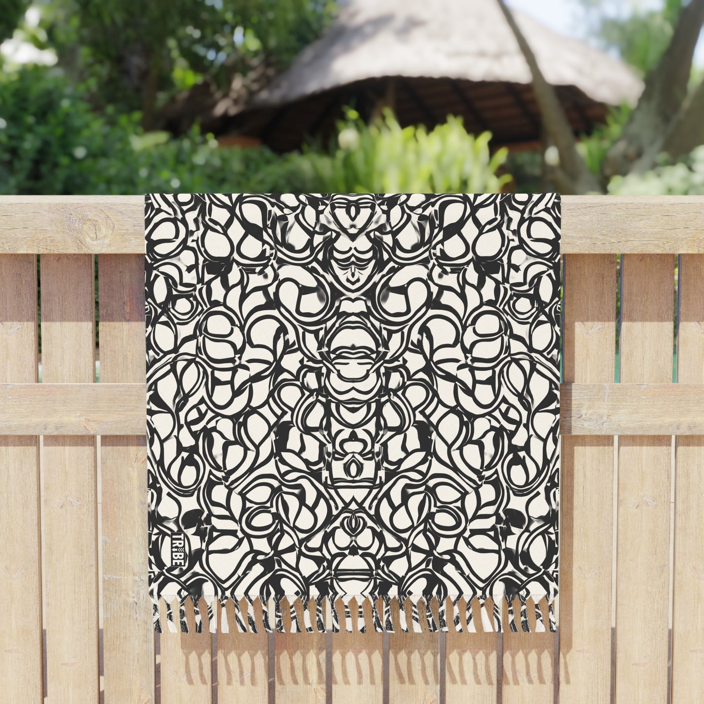 SCRIBBLES Sarong - Bone