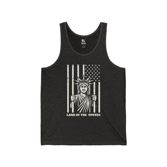 UNFREE Jersey Tank - Bone Silhouette Design