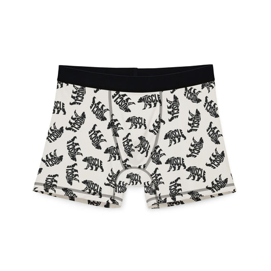 MUSCLE BEAR Men's Boxer Briefs - Bone