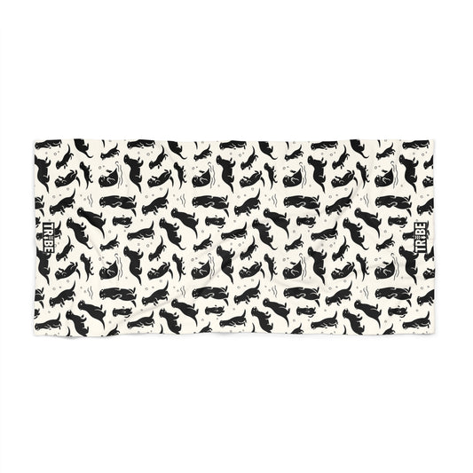 OTTERLY ADORABLE Beach Towel - Bone