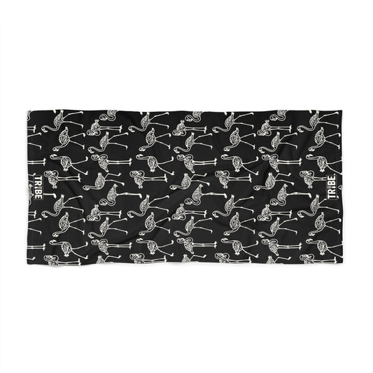 FLOCK TOGETHER Beach Towel - Onyx