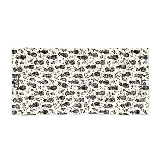 PINEAPPLE SPLASH Beach Towel - Bone