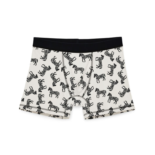 HUNG HORSE Men's Boxer Briefs - Bone