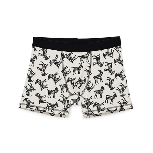 THROAT GOAT Men's Boxer Briefs - Bone