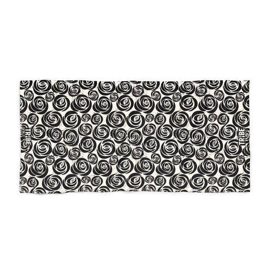 ROSEBUD Beach Towel - Onyx
