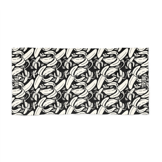 SHIT IS BANANAS Beach Towel - Onyx