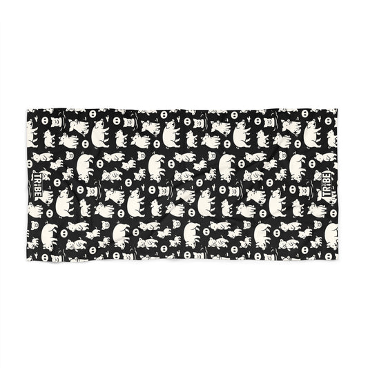 LITTLE PIGGY Beach Towel - Onyx