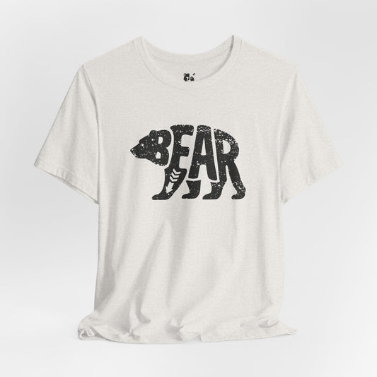 BEAR Jersey Tee - Onyx Silhouette Design